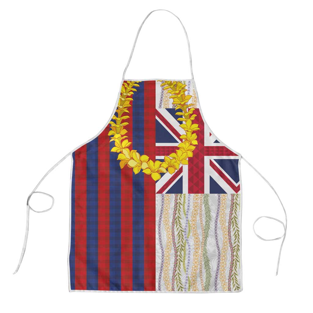 Hawaiian Tropical Plants Lei Apron National Flag Style LT03 Multicolor - Polynesian Pride
