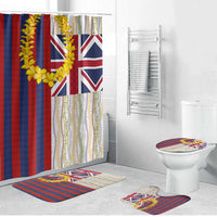 Hawaiian Tropical Plants Lei Bathroom Set National Flag Style - Polynesian Pride