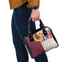 Hawaiian Tropical Plants Lei Shoulder Handbag National Flag Style - Polynesian Pride