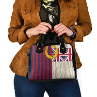 Hawaiian Tropical Plants Lei Shoulder Handbag National Flag Style - Polynesian Pride