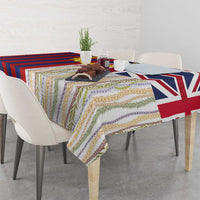 Hawaiian Tropical Plants Lei Tablecloth National Flag Style - Polynesian Pride
