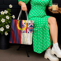 Hawaiian Tropical Plants Lei Tote Bag National Flag Style - Polynesian Pride