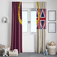 Hawaiian Tropical Plants Lei Window Curtain National Flag Style LT03 - Polynesian Pride