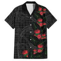 Hawaiian Kakau Art Family Matching Puletasi and Hawaiian Shirt Taro Leaves with Ohia Lehua and Pakala Pattern - Polynesian Pride