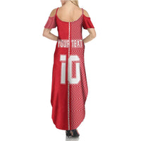 Custom Tahiti Football-Iron Warriors Summer Maxi Dress