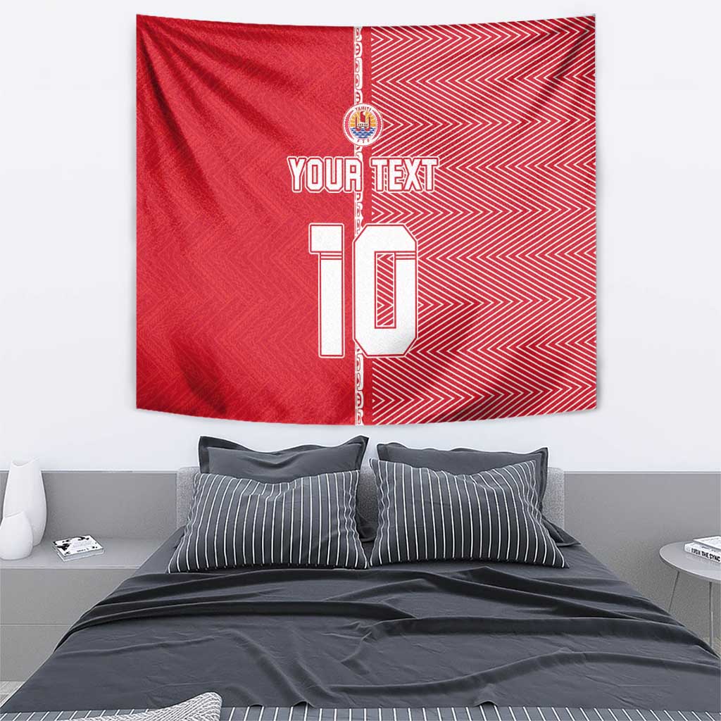 Custom Tahiti Football-Iron Warriors Tapestry