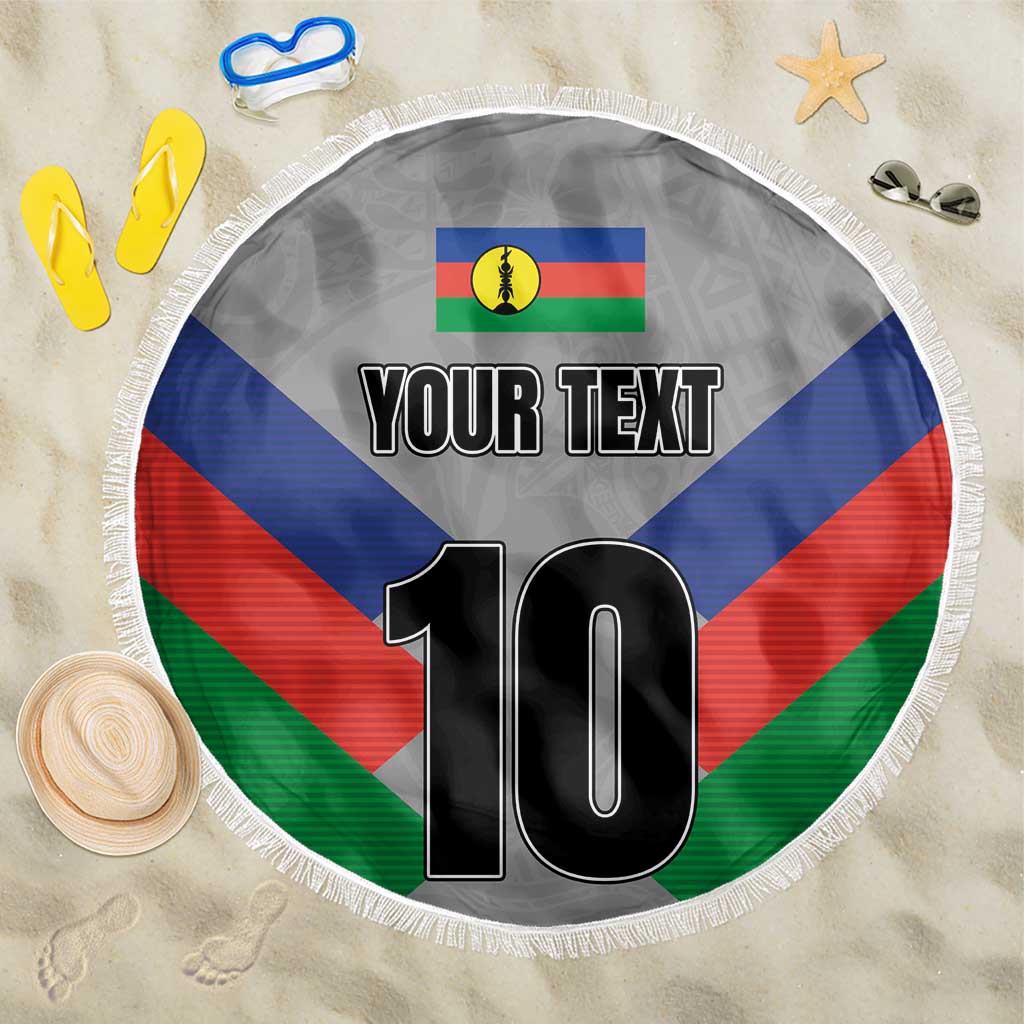 Custom New Caledonia-The Kagus Beach Blanket LT03 One Size 150cm Gray - Polynesian Pride