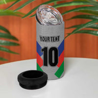 Custom New Caledonia-The Kagus 4 in 1 Can Cooler Tumbler