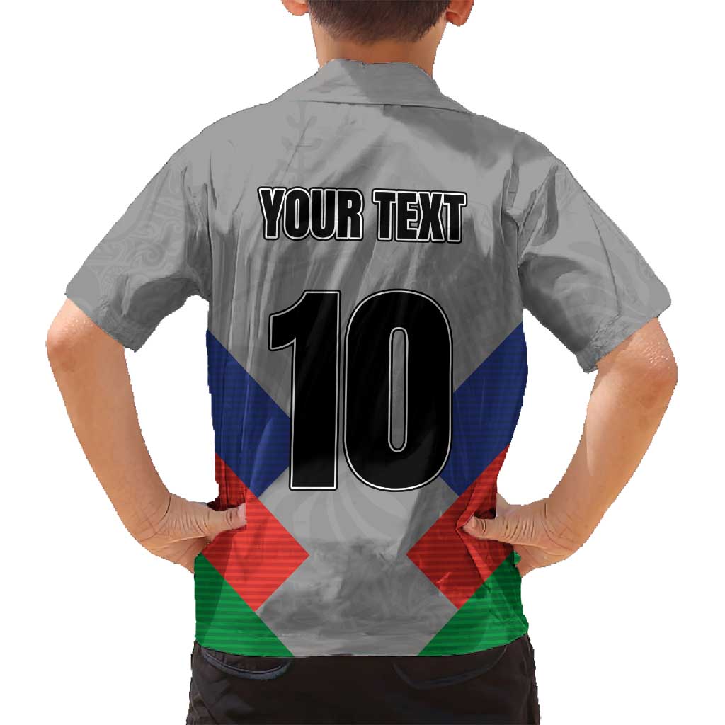 Custom New Caledonia-The Kagus Family Matching Tank Maxi Dress and Hawaiian Shirt