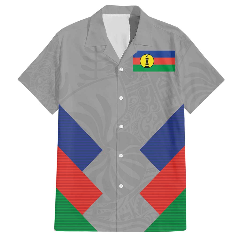 Custom New Caledonia-The Kagus Hawaiian Shirt LT03 Gray - Polynesian Pride