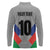 Custom New Caledonia-The Kagus Long Sleeve Polo Shirt