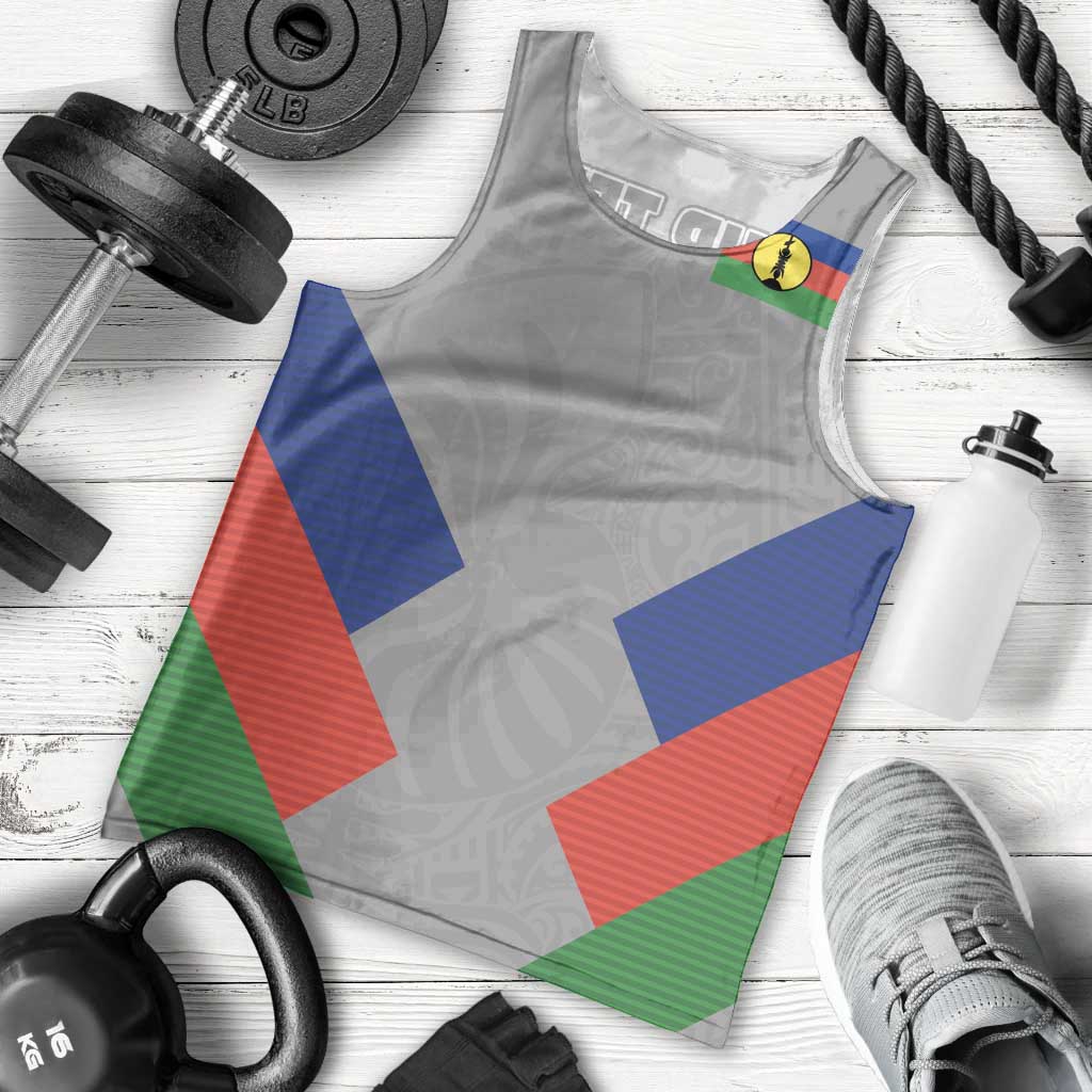 Custom New Caledonia-The Kagus Men Tank Top