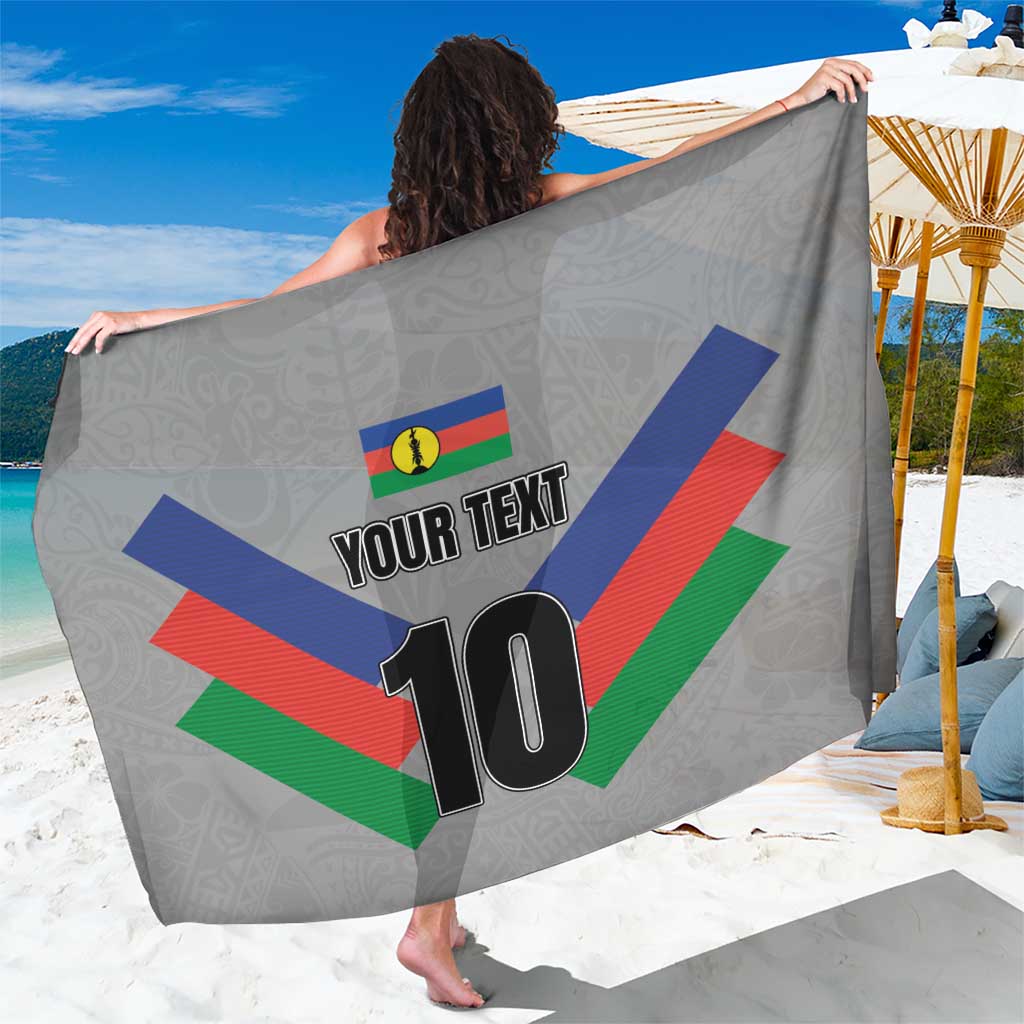 Custom New Caledonia-The Kagus Sarong LT03 One Size 44 x 66 inches Gray - Polynesian Pride