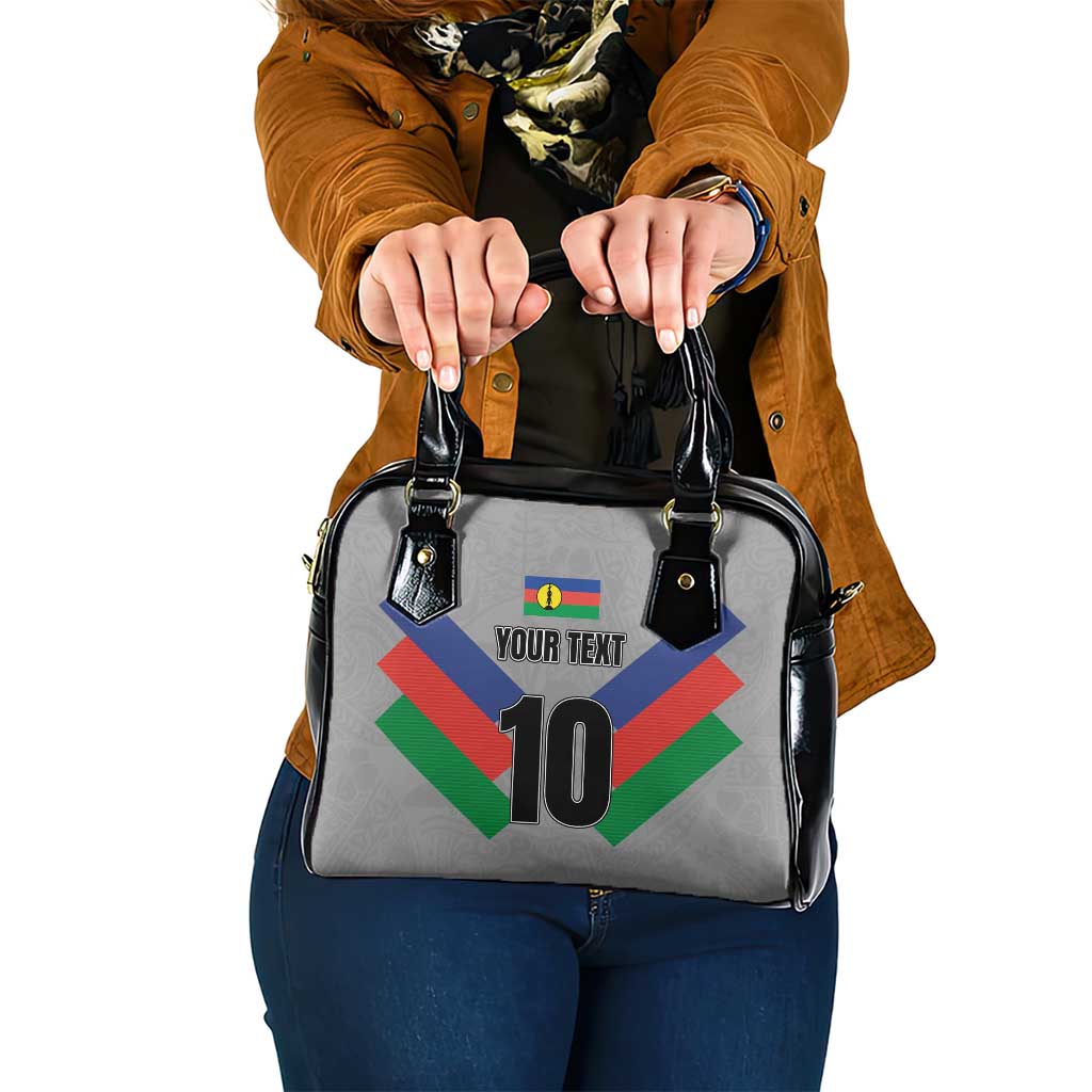 Custom New Caledonia-The Kagus Shoulder Handbag LT03 One Size Gray - Polynesian Pride