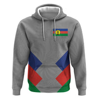 Custom New Caledonia-The Kagus Zip Hoodie