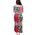 Hawaiian Floral Kakau Tropical Leaves-Sporty Style Family Matching Puletasi and Hawaiian Shirt