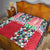Hawaiian Floral Kakau Tropical Leaves-Sporty Style Quilt