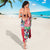 Hawaiian Floral Kakau Tropical Leaves-Sporty Style Sarong