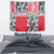 Hawaiian Floral Kakau Tropical Leaves-Sporty Style Tapestry