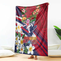 Hawaii Runner-Kakau Art with Lei and Plumeria Blanket