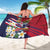 Hawaii Runner-Kakau Art with Lei and Plumeria Sarong