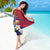 Hawaii Runner-Kakau Art with Lei and Plumeria Sarong