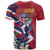 Hawaii Runner-Kakau Art with Lei and Plumeria T Shirt