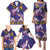 Hawaiian Lei Turtle and Plumeria Family Matching Puletasi and Hawaiian Shirt Polynerian Art Tattoo-Navy Color