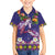 Hawaiian Lei Turtle and Plumeria Hawaiian Shirt Polynerian Art Tattoo-Navy Color