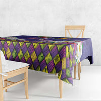 Hawaiian Lei Turtle and Plumeria Tablecloth Polynerian Art Tattoo-Navy Color