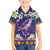 Hawaiian Plumeria and Humpback Whales Hawaiian Shirt Polynerian Art Tattoo-Navy Color