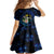 Hawaii Turtle Plumeria Flower Fanciful Family Matching Tank Maxi Dress and Hawaiian Shirt