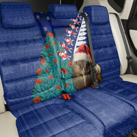 New Zealand Christmas Back Car Seat Cover Kiwi Bird Santa and Silver Fern Funny Haka Dance