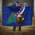New Zealand Christmas Hooded Blanket Kiwi Bird Santa and Silver Fern Funny Haka Dance