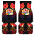 French Polynesia Bastille Day Car Mats Tiare Flower and National Seal Polynesian Pattern