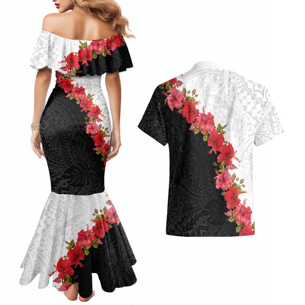 Sea Turtle Red Hibiscus Hawaiian Pattern Print Women Long Robe main image 0