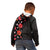 Hawaii Hibiscus and Plumeria Flowers Kid Hoodie Tapa Tribal Pattern Half Style Colorful Mode