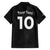 New Zealand Rugby Custom Family Matching Off Shoulder Short Dress and Hawaiian Shirt Sporty Silver Fern Shape with Maori Tattoos - Polynesian Pride