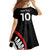 New Zealand Rugby Custom Family Matching Summer Maxi Dress and Hawaiian Shirt Sporty Silver Fern Shape with Maori Tattoos - Polynesian Pride
