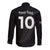 New Zealand Rugby Custom Long Sleeve Button Shirt Sporty Silver Fern Shape with Maori Tattoos - Polynesian Pride