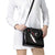 New Zealand Rugby Shoulder Handbag Sporty Silver Fern Shape with Maori Tattoos - Polynesian Pride