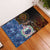 Samoa and Australia Together Rubber Doormat Kangaroo and Tribal Hibiscus Aboriginal Pattern