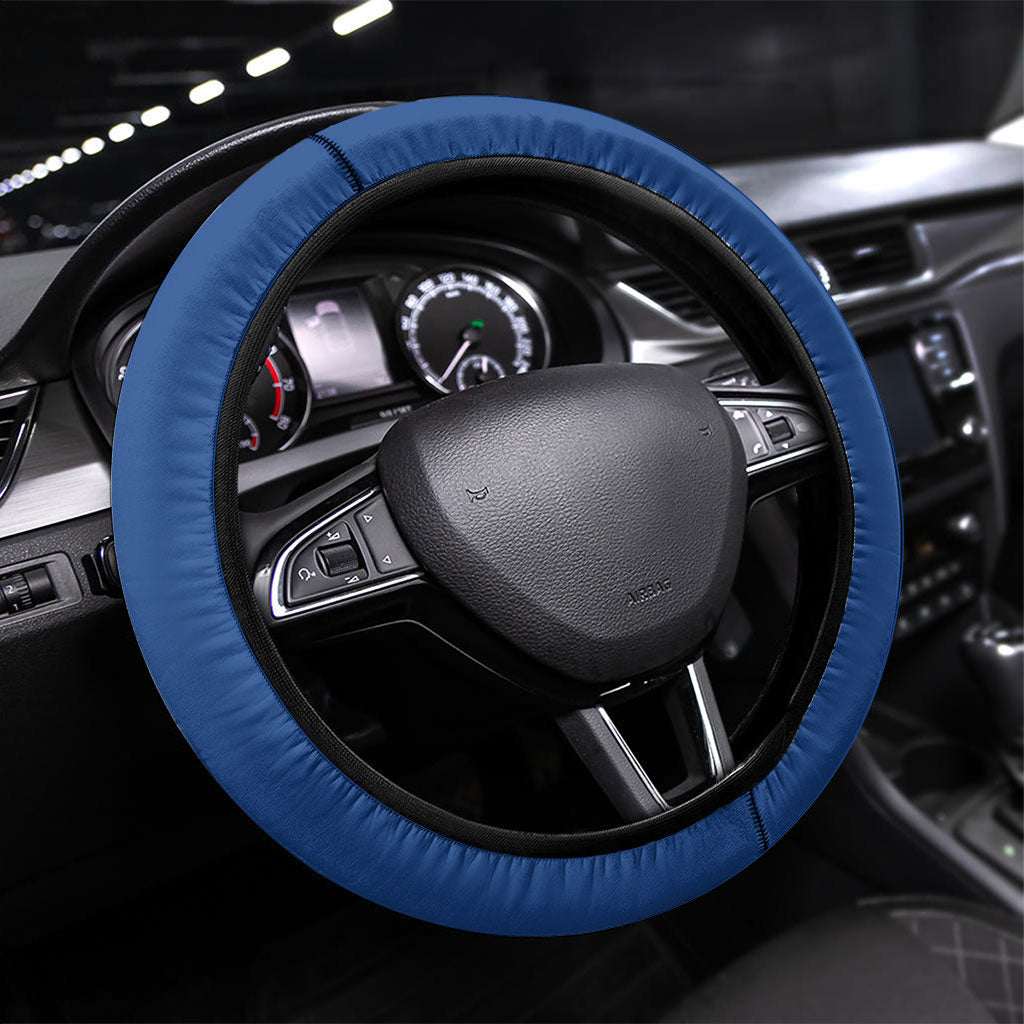 Hawaii Ocean Steering Wheel Cover Pineapple Turtle and Mango Reef Triggerfish and Kakau Tattoo