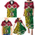 Vanuatu Family Matching Puletasi Dress and Hawaiian Shirt Pig Tusk Mix Maori Pattern and Namele Leaf LT03 - Polynesian Pride