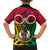 Vanuatu Family Matching Tank Maxi Dress and Hawaiian Shirt Pig Tusk Mix Maori Pattern and Namele Leaf LT03 - Polynesian Pride
