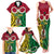 Vanuatu Family Matching Tank Maxi Dress and Hawaiian Shirt Pig Tusk Mix Maori Pattern and Namele Leaf LT03 - Polynesian Pride
