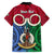 Personalised Vanuatu Shefa Province Kid Hawaiian Shirt Pig Tusk Mix Maori Pattern and Namele Leaf LT03 - Polynesian Pride