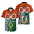 Vanuatu Penama Province Hawaiian Shirt Pig Tusk Mix Maori Pattern and Namele Leaf LT03 - Polynesian Pride