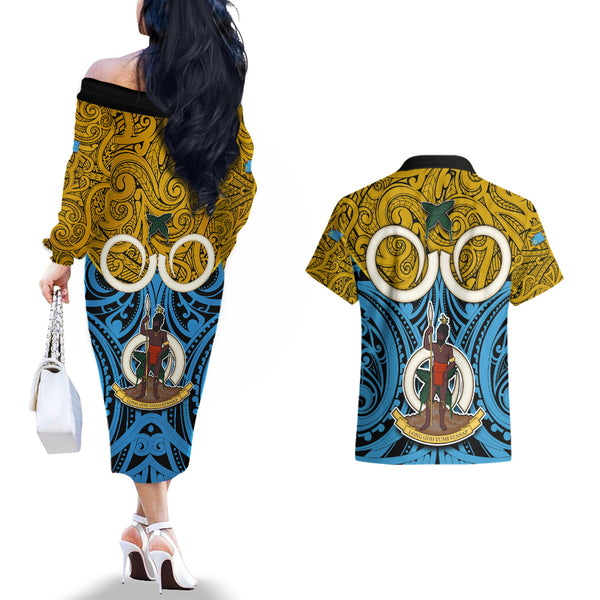 Personalised Vanuatu Sanma Province Long Sleeve Shirt Pig Tusk Mix Maori Pattern and Namele Leaf LT03 main image 0