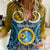 Personalised Vanuatu Sanma Province Women Casual Shirt Pig Tusk Mix Maori Pattern and Namele Leaf LT03 Female Blue - Polynesian Pride